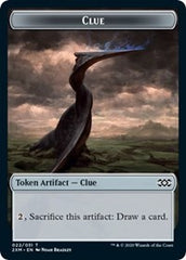 Clue // Wurm (030) Double-Sided Token [Double Masters Tokens] | Tables and Towers