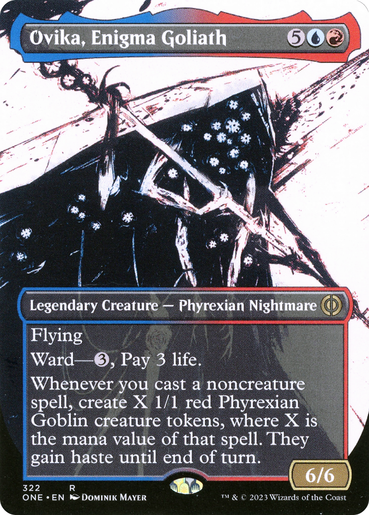 Ovika, Enigma Goliath (Borderless Ichor) [Phyrexia: All Will Be One] | Tables and Towers
