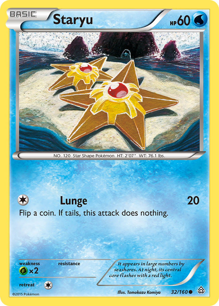 Staryu (32/160) [XY: Primal Clash] | Tables and Towers