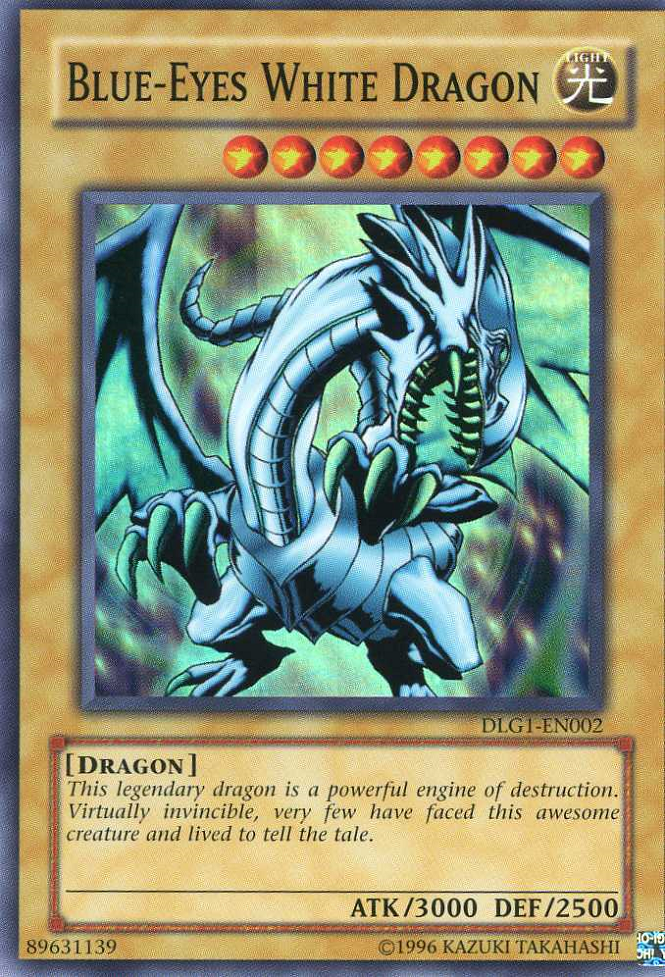 Blue-Eyes White Dragon [DLG1-EN002] Super Rare | Tables and Towers