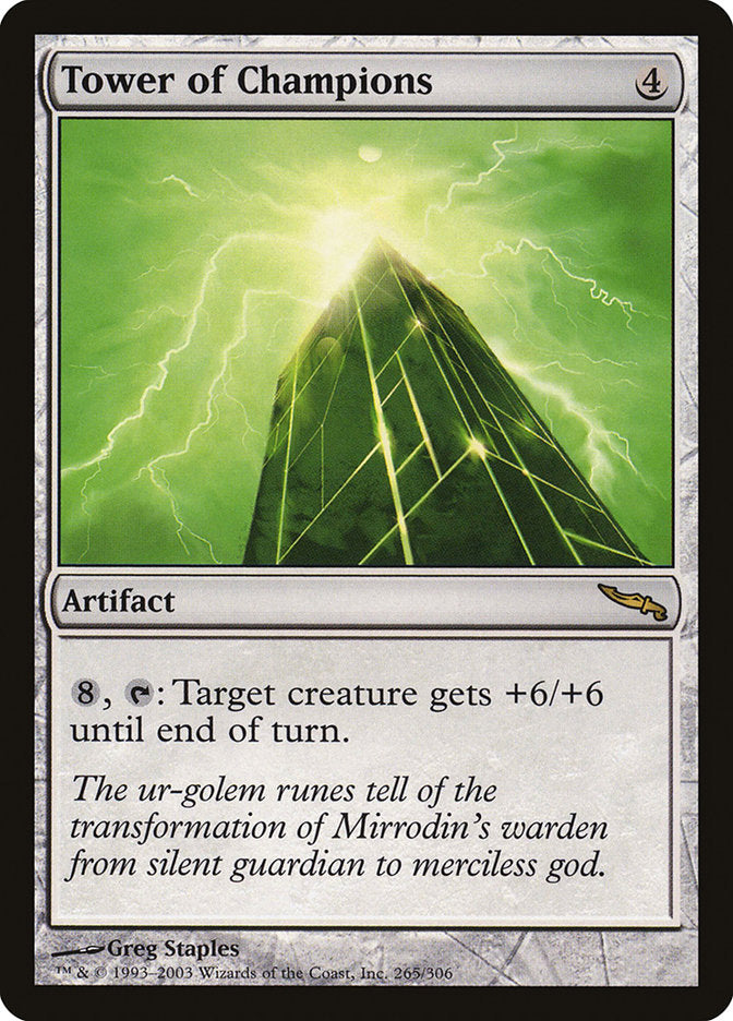 Tower of Champions [Mirrodin] | Tables and Towers