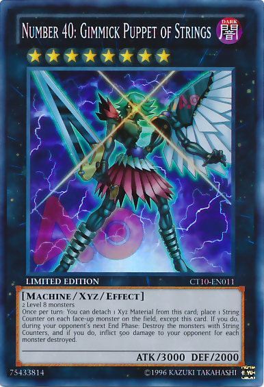 Number 40: Gimmick Puppet of Strings [CT10-EN011] Super Rare | Tables and Towers