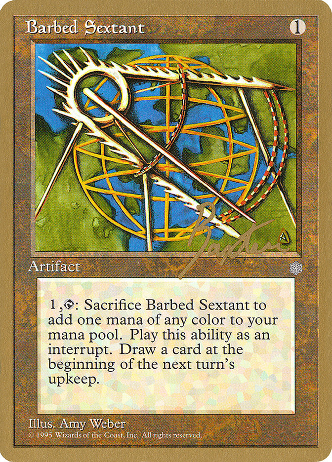 Barbed Sextant (George Baxter) [Pro Tour Collector Set] | Tables and Towers