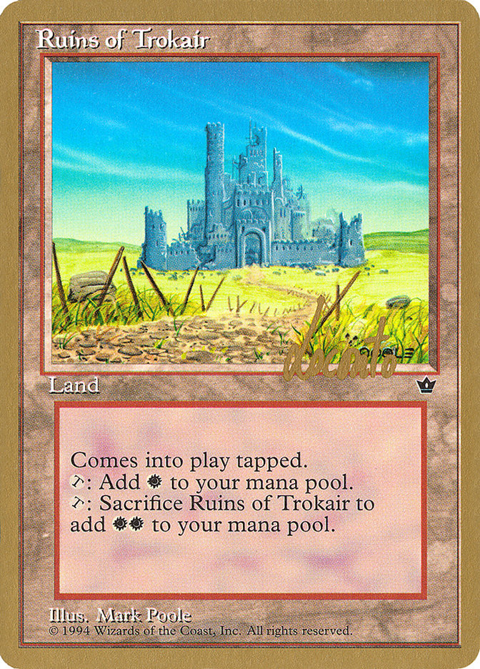 Ruins of Trokair (Michael Loconto) [Pro Tour Collector Set] | Tables and Towers