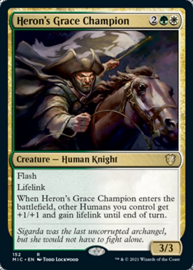 Heron's Grace Champion [Innistrad: Midnight Hunt Commander] | Tables and Towers