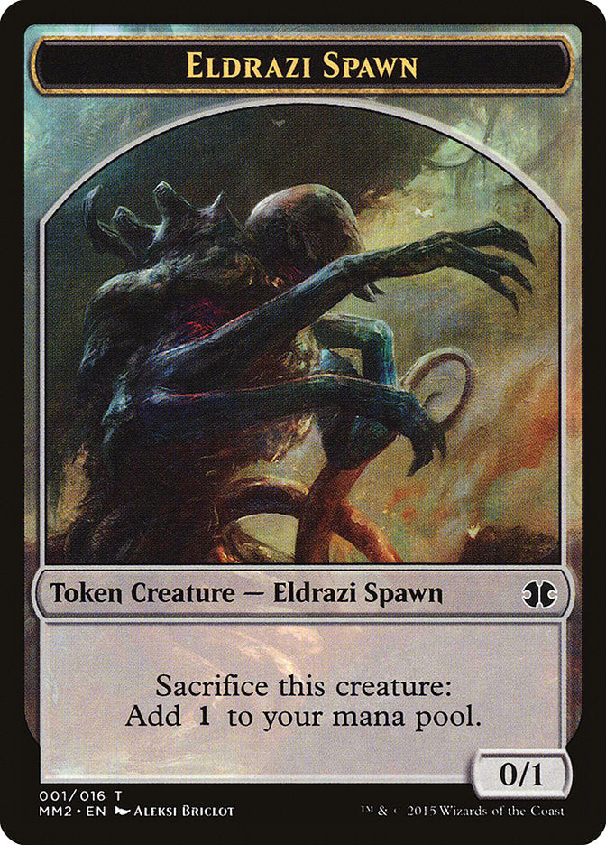 Eldrazi Spawn Token (001/016) [Modern Masters 2015 Tokens] | Tables and Towers