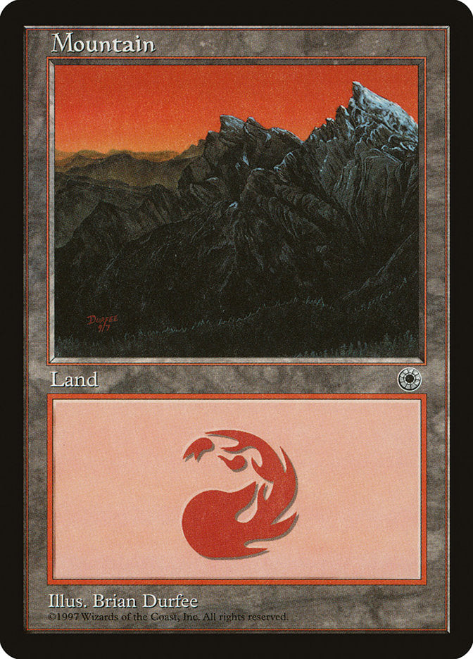 Mountain (9/7 Signature / No Peak on Left) [Portal] | Tables and Towers