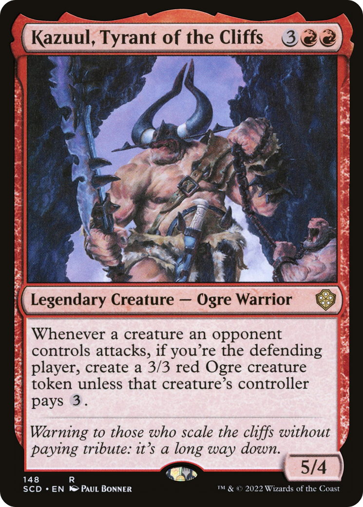 Kazuul, Tyrant of the Cliffs [Starter Commander Decks] | Tables and Towers