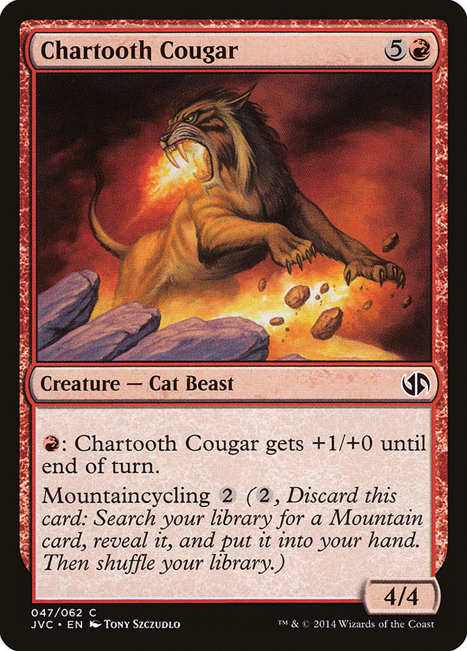 Chartooth Cougar [Duel Decks Anthology] | Tables and Towers