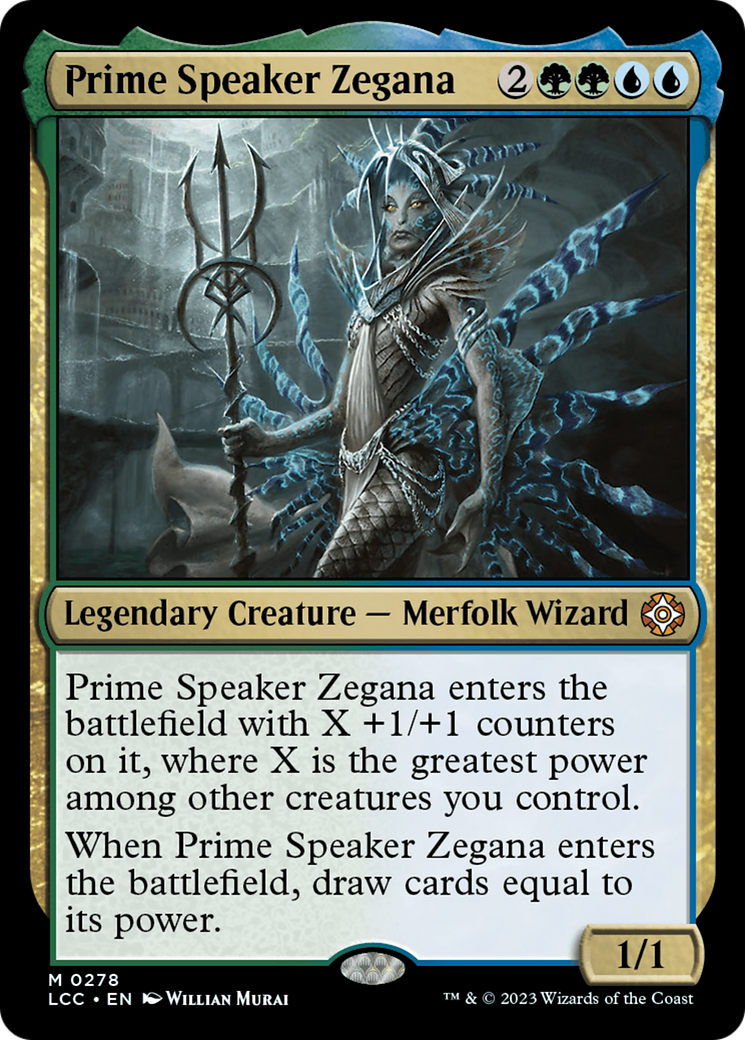 Prime Speaker Zegana [The Lost Caverns of Ixalan Commander] | Tables and Towers