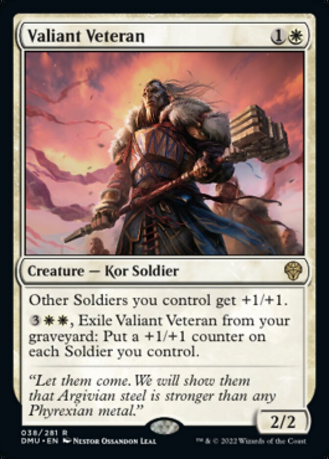 Valiant Veteran [Dominaria United] | Tables and Towers