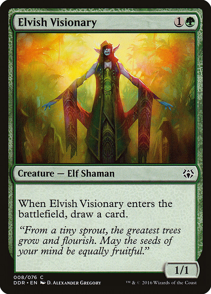 Elvish Visionary [Duel Decks: Nissa vs. Ob Nixilis] | Tables and Towers