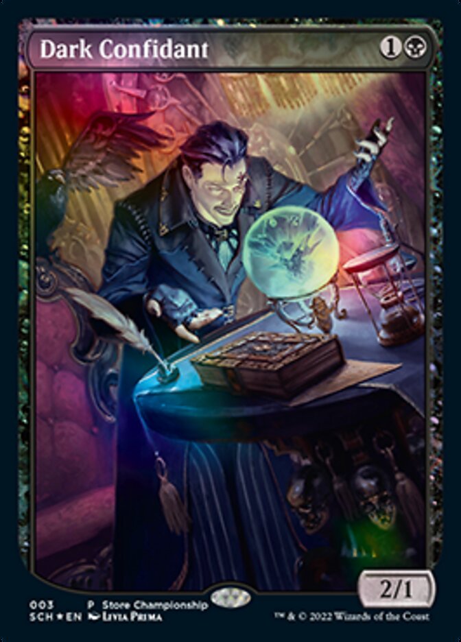 Dark Confidant (Extended Art) [Store Championships 2022] | Tables and Towers