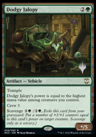 Dodgy Jalopy (Promo Pack) [Streets of New Capenna Commander Promos] | Tables and Towers