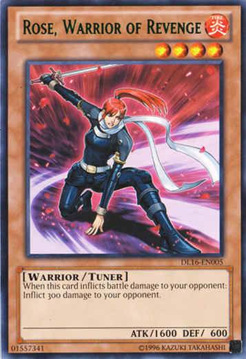 Rose, Warrior of Revenge (Green) [DL16-EN005] Rare | Tables and Towers