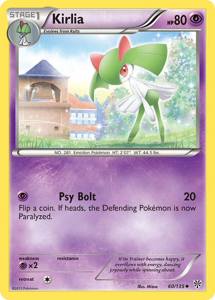 Kirlia (60/135) [Black & White: Plasma Storm] | Tables and Towers