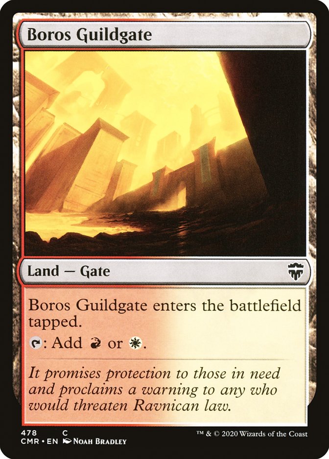 Boros Guildgate [Commander Legends] | Tables and Towers