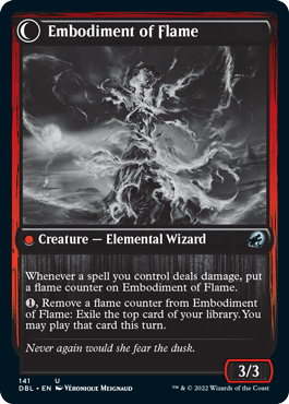 Flame Channeler // Embodiment of Flame [Innistrad: Double Feature] | Tables and Towers