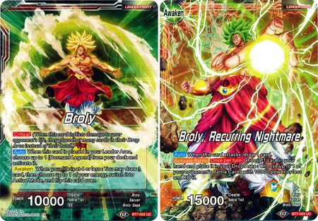 Broly // Broly, Recurring Nightmare (BT7-002) [Assault of the Saiyans] | Tables and Towers