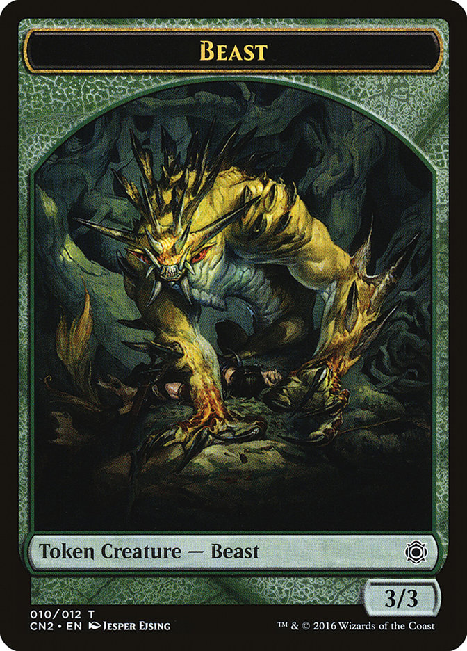 Beast Token [Conspiracy: Take the Crown Tokens] | Tables and Towers