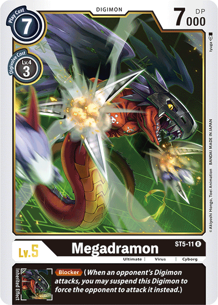 Megadramon [ST5-11] [Starter Deck: Machine Black] | Tables and Towers