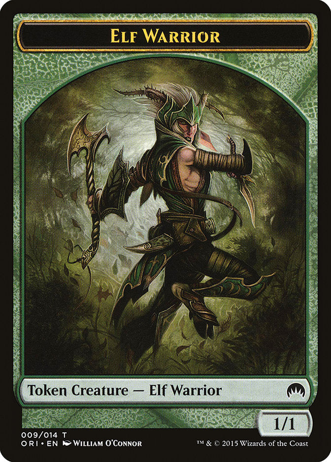 Elf Warrior Token [Magic Origins Tokens] | Tables and Towers