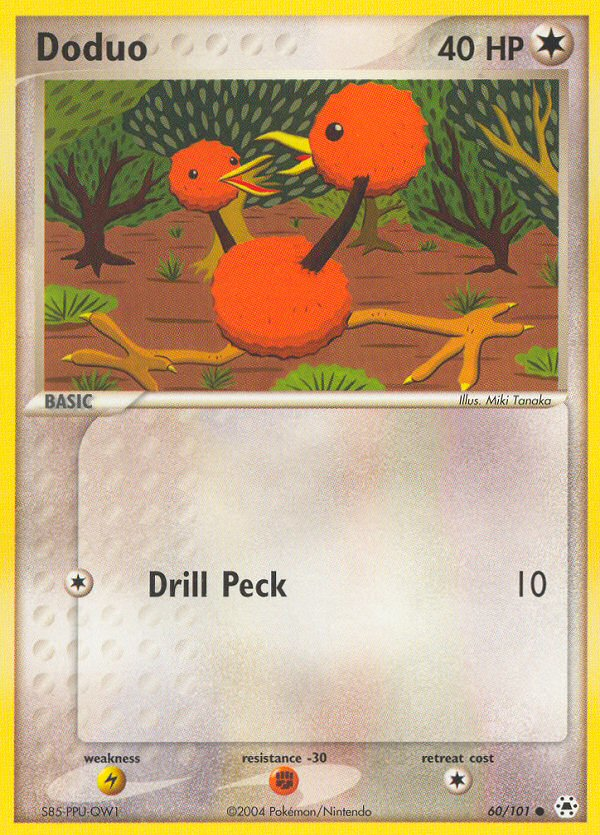 Doduo (60/101) [EX: Hidden Legends] | Tables and Towers