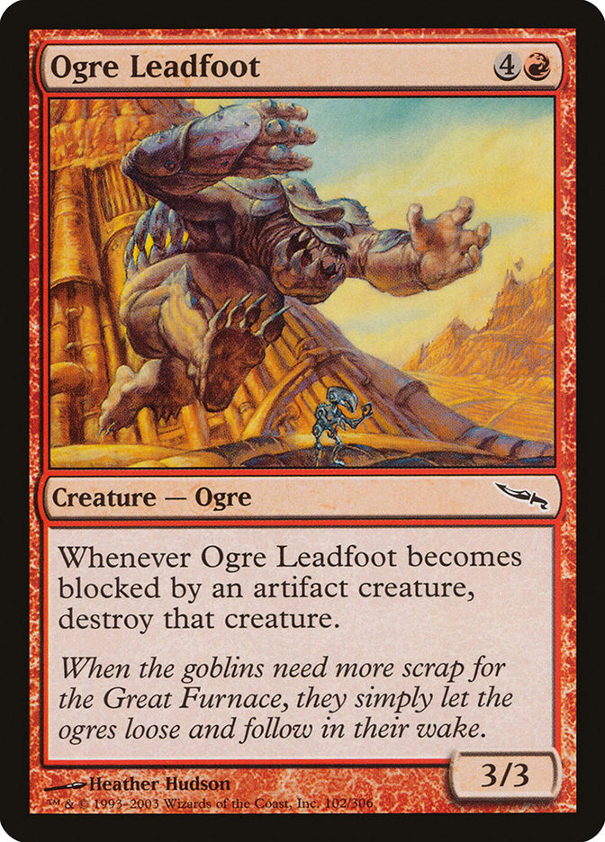 Ogre Leadfoot [Mirrodin] | Tables and Towers