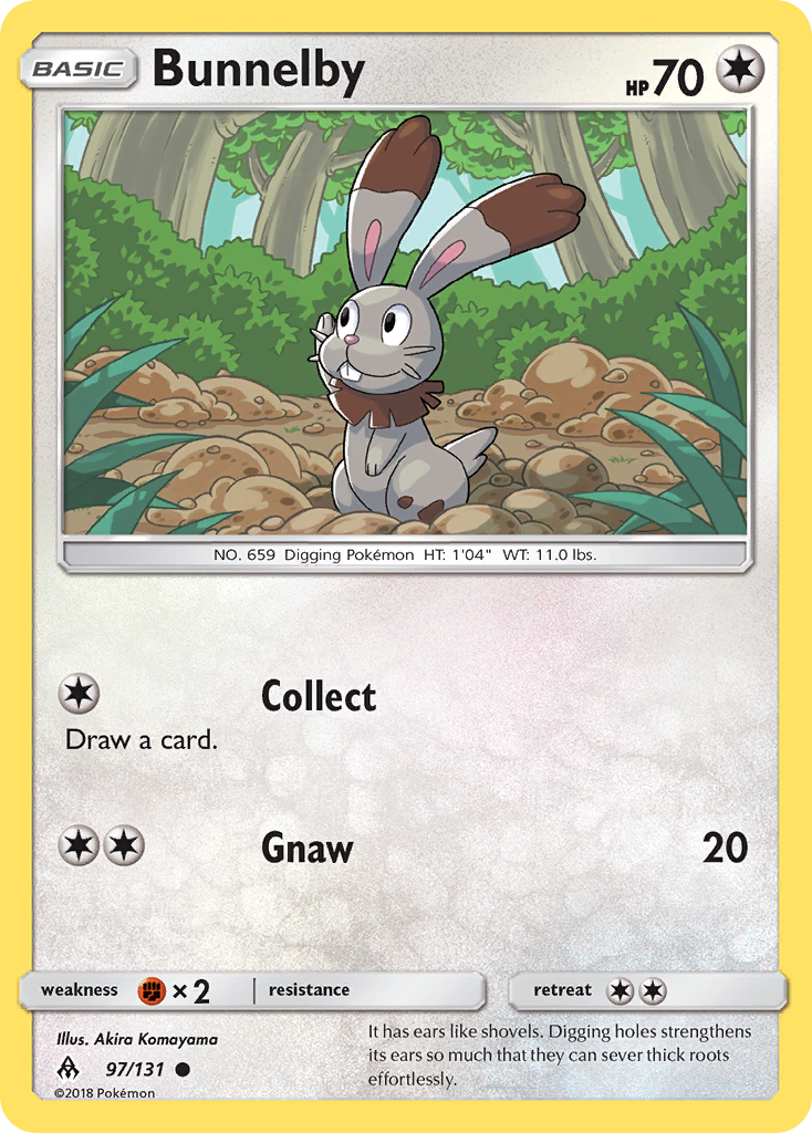 Bunnelby (97/131) [Sun & Moon: Forbidden Light] | Tables and Towers