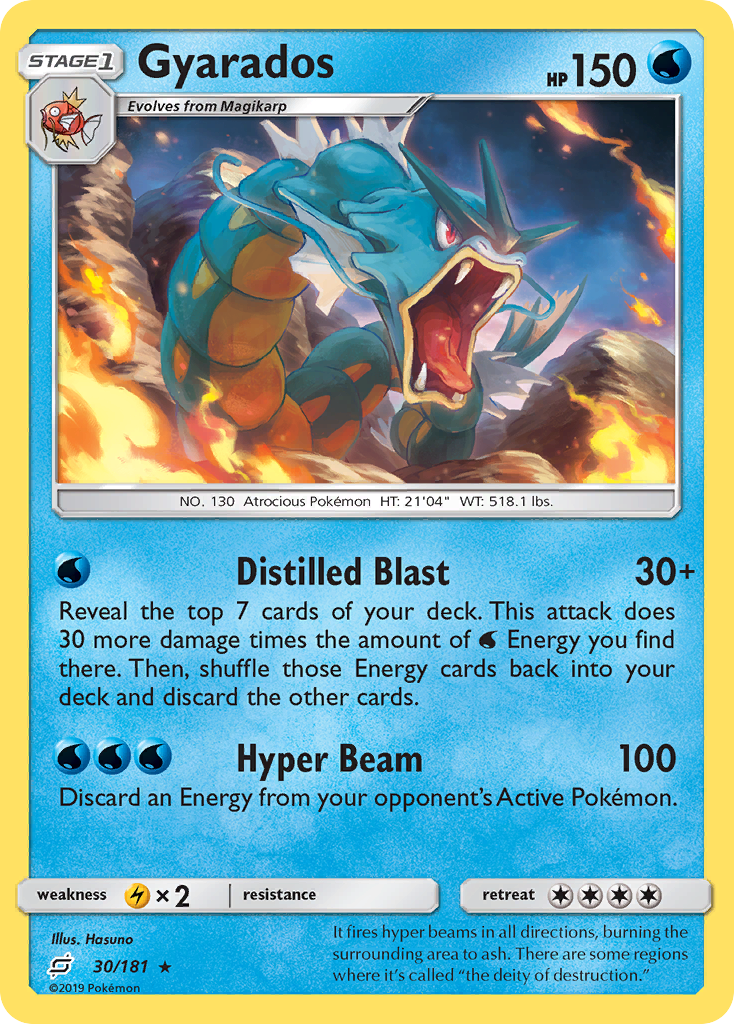 Gyarados (30/181) [Sun & Moon: Team Up] | Tables and Towers