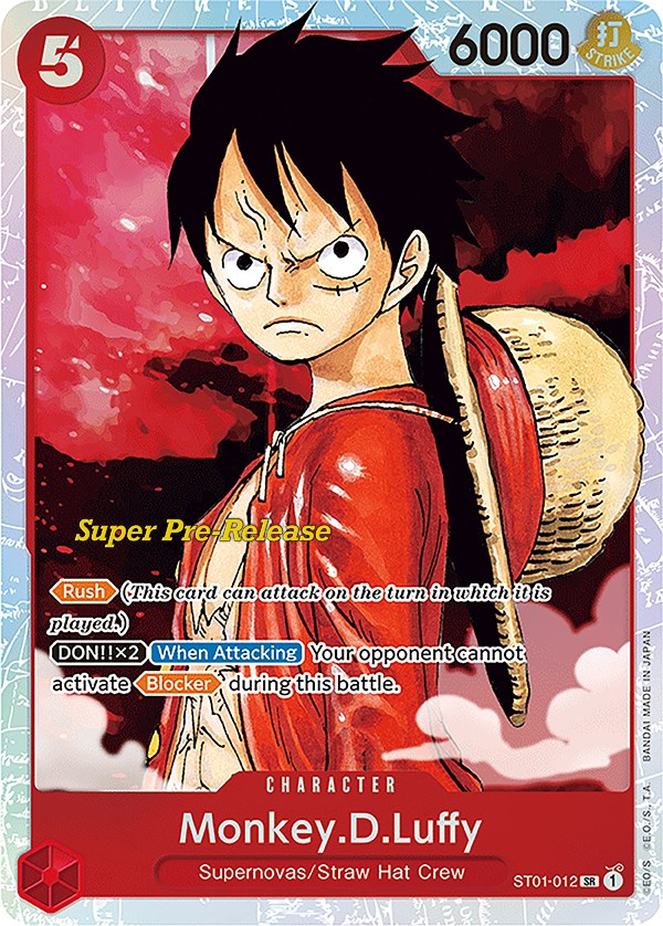 Monkey.D.Luffy (012) [Super Pre-Release Starter Deck: Straw Hat Crew] | Tables and Towers