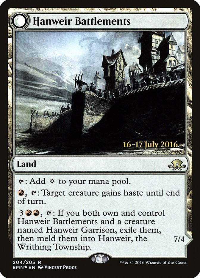 Hanweir Battlements [Eldritch Moon Prerelease Promos] | Tables and Towers