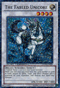 The Fabled Unicore [DT04-EN039] Super Rare | Tables and Towers