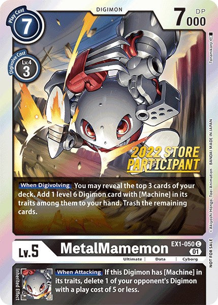 MetalMamemon [EX1-050] (2022 Store Participant) [Classic Collection Promos] | Tables and Towers