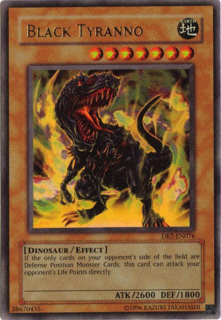 Black Tyranno [DR2-EN076] Ultra Rare | Tables and Towers