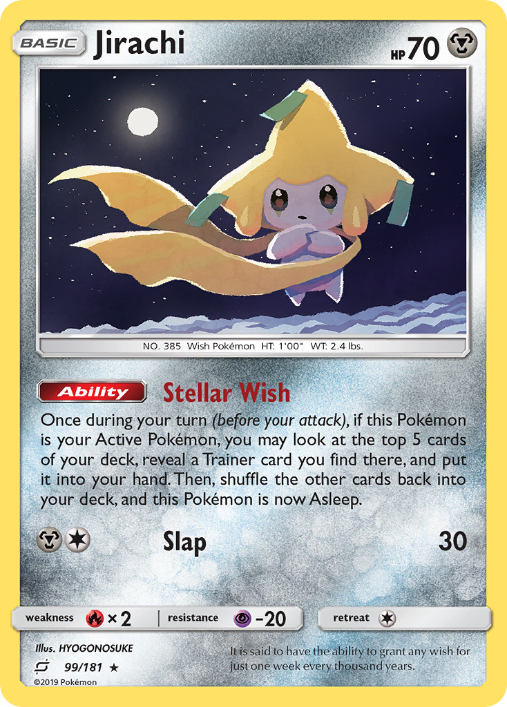 Jirachi (99/181) [Sun & Moon: Team Up] | Tables and Towers