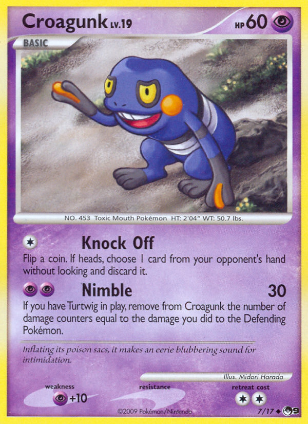 Croagunk (7/17) [POP Series 9] | Tables and Towers