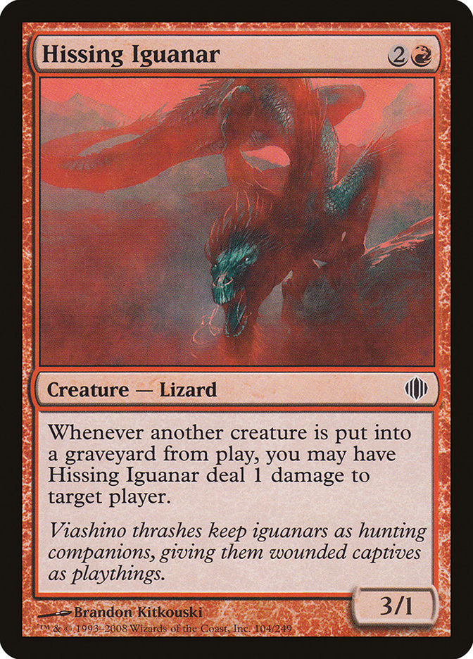 Hissing Iguanar [Shards of Alara] | Tables and Towers