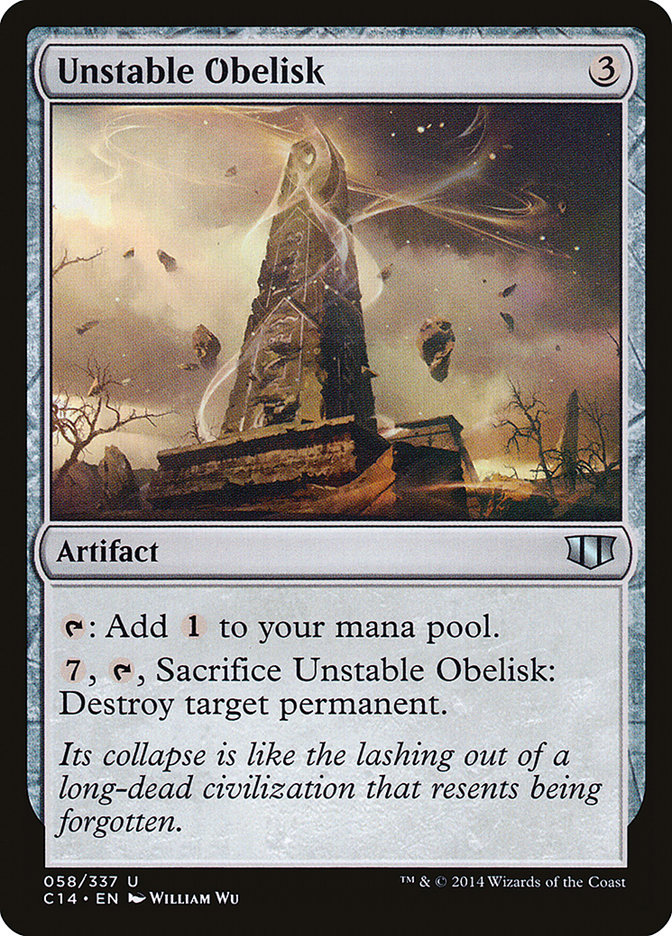 Unstable Obelisk [Commander 2014] | Tables and Towers