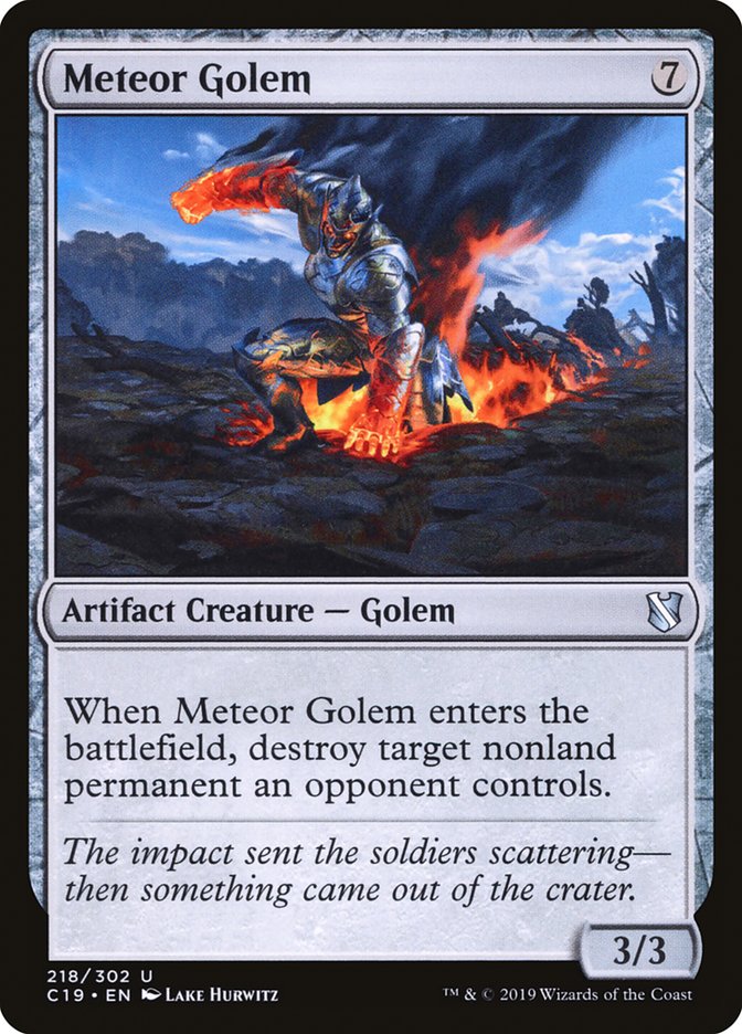 Meteor Golem [Commander 2019] | Tables and Towers