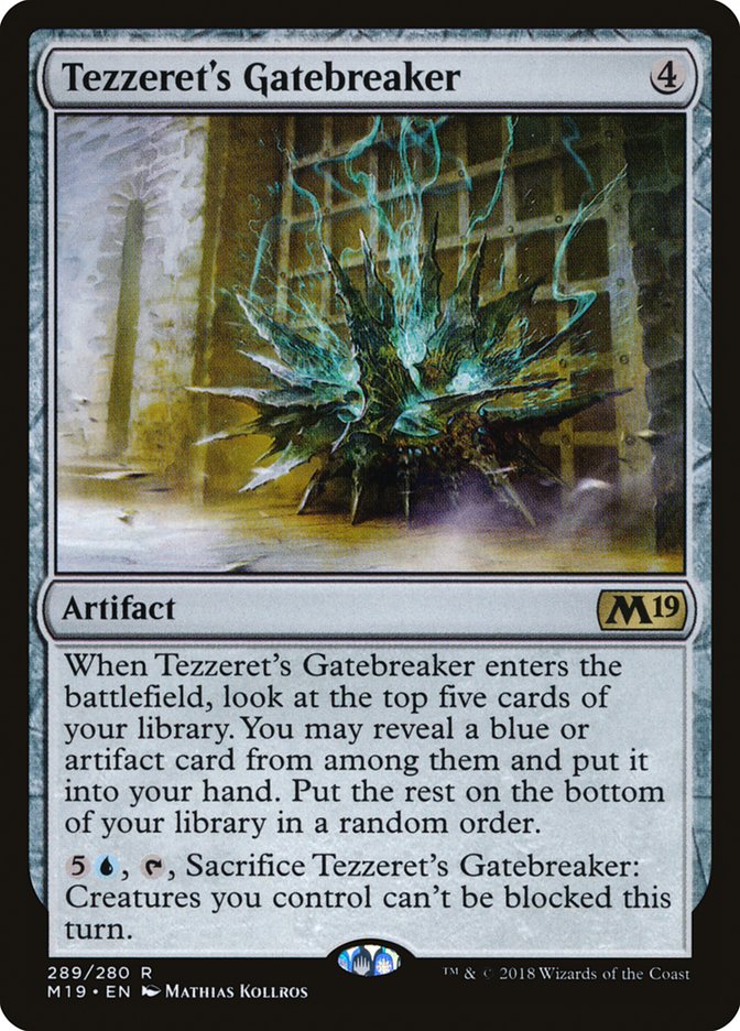 Tezzeret's Gatebreaker [Core Set 2019] | Tables and Towers