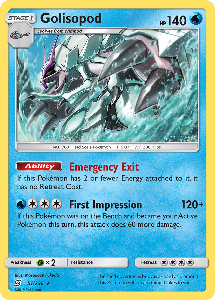 Golisopod (51/236) [Sun & Moon: Unified Minds] | Tables and Towers