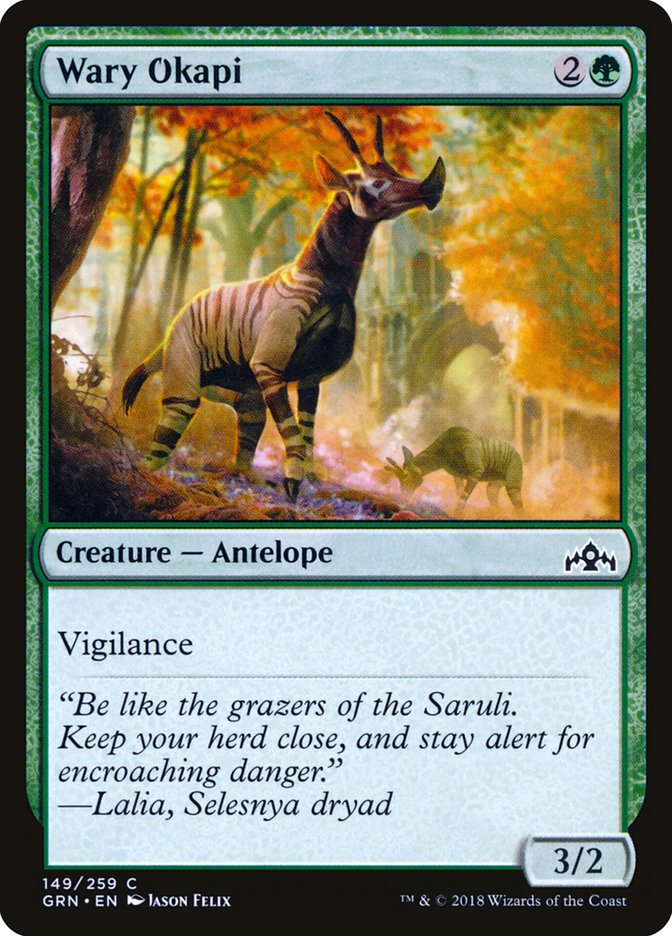 Wary Okapi [Guilds of Ravnica] | Tables and Towers