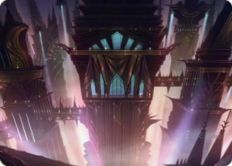 Skybridge Towers Art Card [Streets of New Capenna Art Series] | Tables and Towers