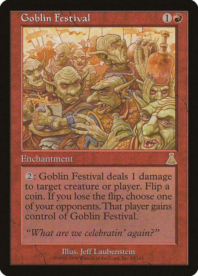 Goblin Festival [Urza's Destiny] | Tables and Towers