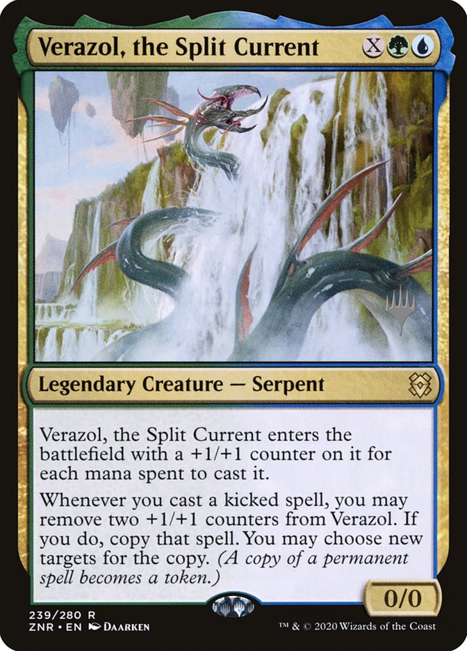 Verazol, the Split Current (Promo Pack) [Zendikar Rising Promos] | Tables and Towers