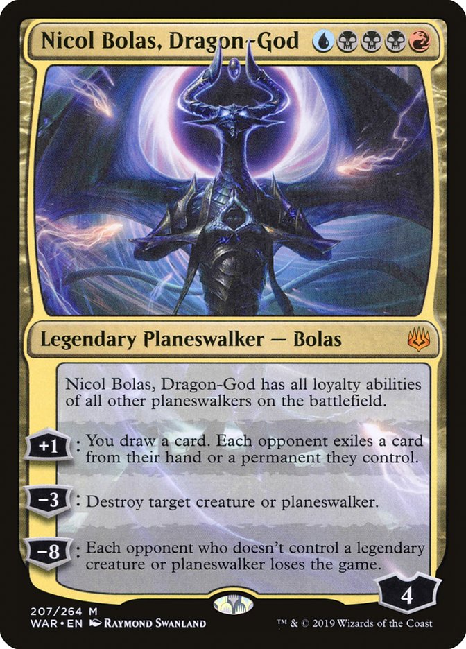 Nicol Bolas, Dragon-God [War of the Spark] | Tables and Towers