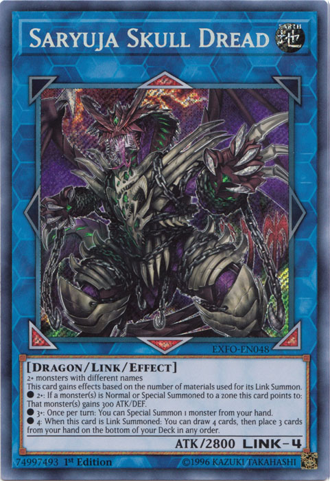 Saryuja Skull Dread [EXFO-EN048] Secret Rare | Tables and Towers