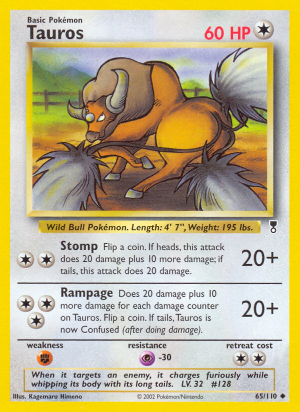 Tauros (65/110) [Legendary Collection] | Tables and Towers