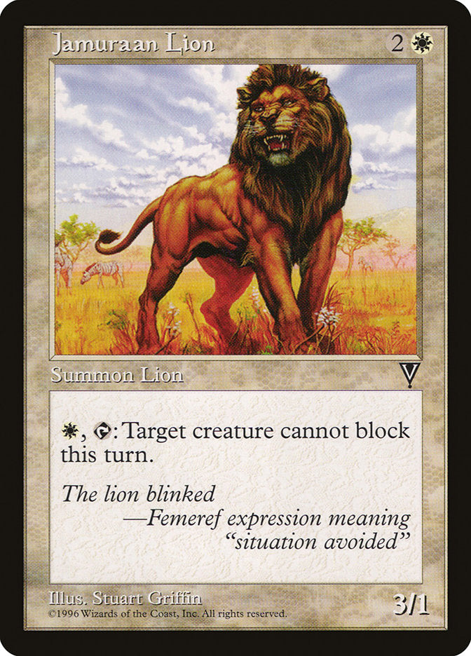 Jamuraan Lion [Visions] | Tables and Towers